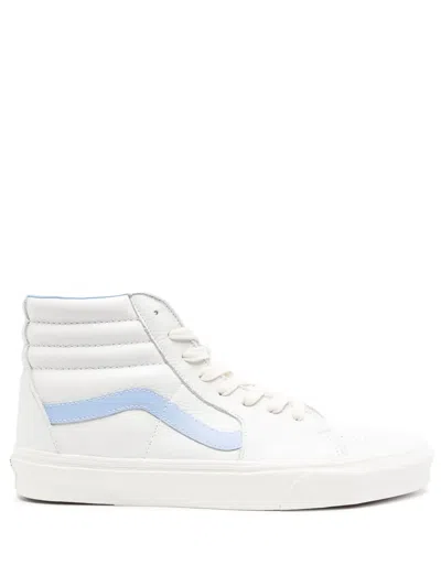 Vans Sk8-hi Logo-patch Sneakers In White