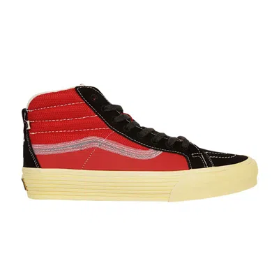 Pre-owned Vans Sk8-hi Notchback Split Vr3 Lx 'vintage Sport - Black Red'