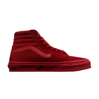 Pre-owned Vans Sk8-hi 'nubuck Red' | Men's Size 4