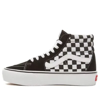VANS VANS SK8-HI PLATFORM 2.0 'CHECKERBOARD - BLACK WHITE'