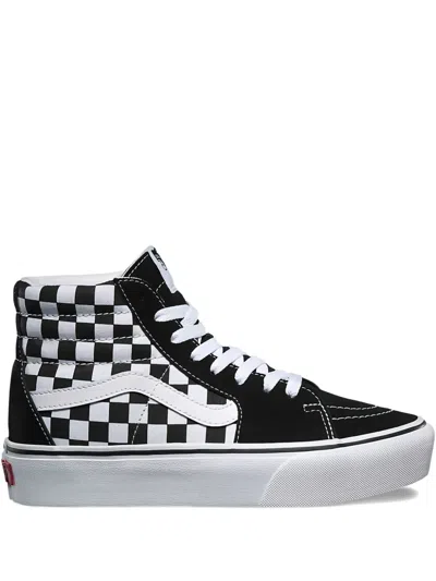 Vans Sk8 Hi Platform 2.0 "checkerboard/true White" Sneakers