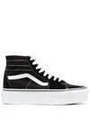 Vans Sk8-hi Platform Sneakers In Black