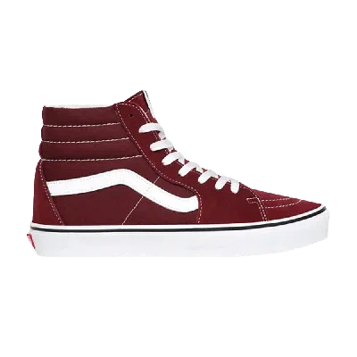 Pre-owned Vans Sk8-hi 'port Royale' In Red