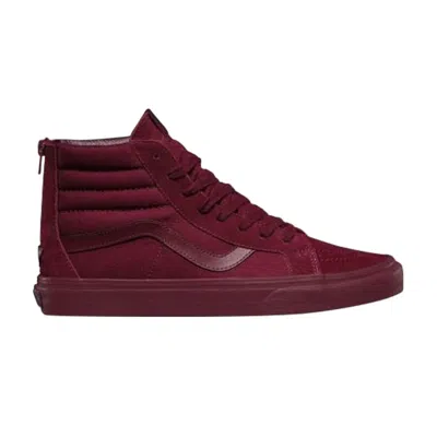 Pre-owned Vans Sk8 Hi 'port Royale' In Red