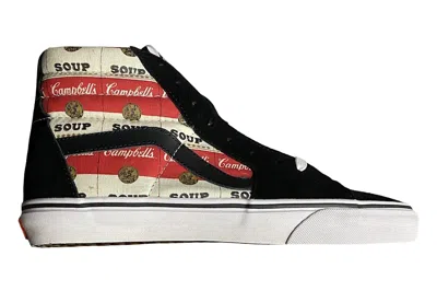 Pre-owned Vans Sk8-hi Pro Supreme Campbells Soup In Classic White/red/gold