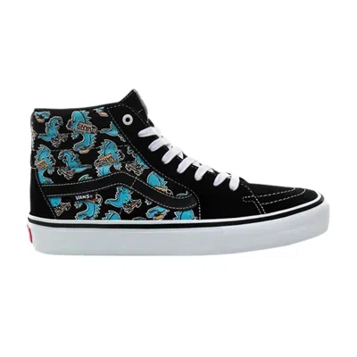Pre-owned Vans Sk8-hi Pro 'vanosaur' In Black