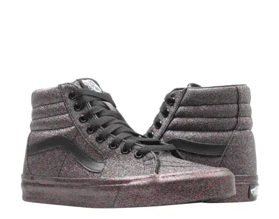 Vans Sk8-hi Rainbow Glitter Black/black Classic Hi Top Sneakers Vn0a38geukn