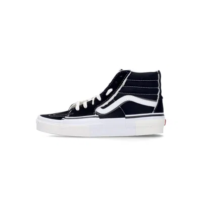 VANS SK8-HI RECONSTRUCT BLACK/TRUE WHITE MEN'S HIGH SHOE