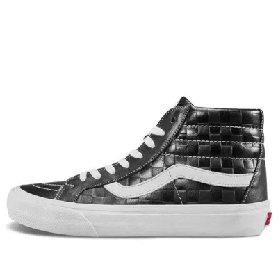 VANS VANS SK8-HI REISSUE 6 'CHECKERBOARD EMBOSSED - BLACK'