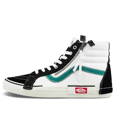 Vans Sk8-hi Reissue Cap Skate Shoes Black/green In Multi