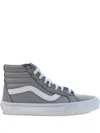 Vans Sk8-hi Reissue Leather High-top Sneakers In Gray