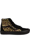 Vans Sk8-hi Reissue Leopard-print Sneakers In Black