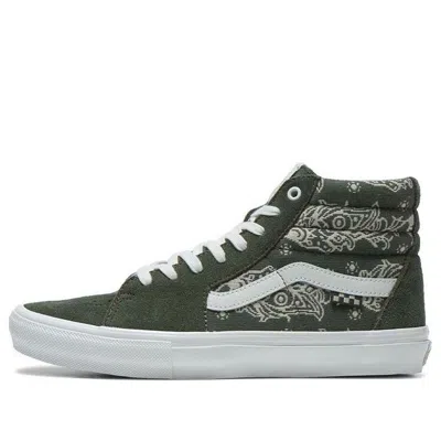 Vans Sk8-hi Skate 'dark Green' In Multi