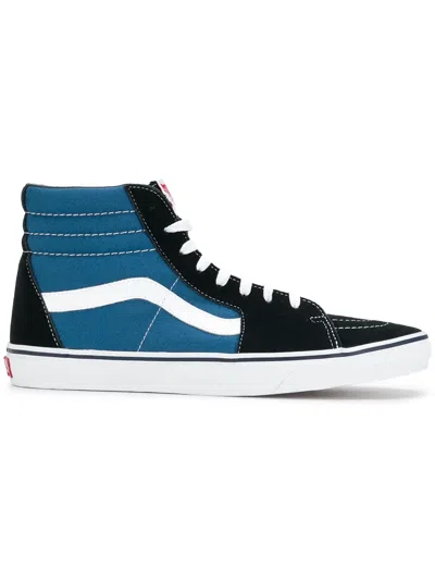 Vans Sk8-hi Vn000d51nvy Sneakers Mens Us 5.5 Navy Leather Skate Shoes Gbnc469 In Multi