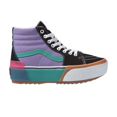Pre-owned Vans Sk8-hi Stacked 'confetti - Fairy Wren Sea Green' | Black | Men's Size 6