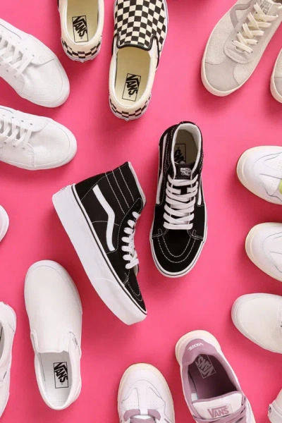 Vans Sk8-hi Tapered Black Suede Stackform Lace-up Sneakers