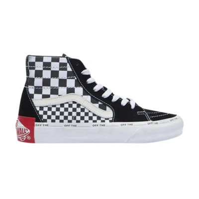 Pre-owned Vans Sk8-hi Tapered 'checkerboard Disarray' In Black