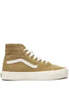 Vans Sk8-hi Lace-up Sneakers In Yellow