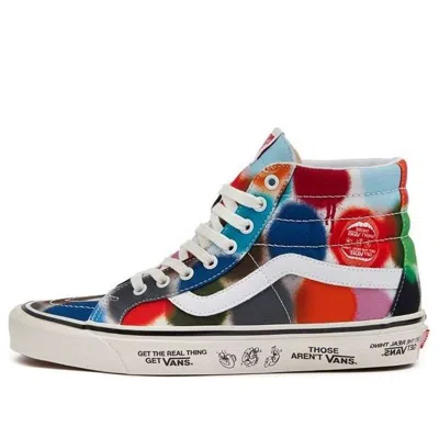 Vans Sk8-hi Wear-resistant Non-slip Casual Skateboarding Shoes Multi-color