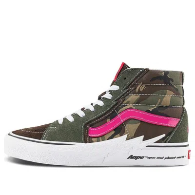 Vans Sk8-hi X Aape 'bolt Green Camo'