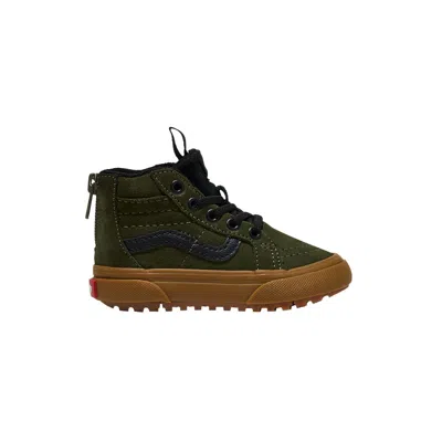 Pre-owned Vans Sk8-hi Zip Mte Toddler 'grape Leaf Green' | Infant Size 6.5