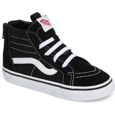 Vans Sk8-hi Zip Sneaker In Black/white