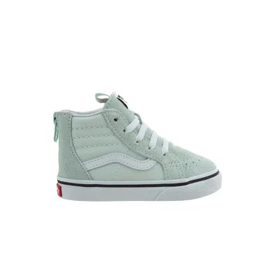 Pre-owned Vans Sk8-hi Zip Toddler 'aqua Glass' | Green | Infant Size 7