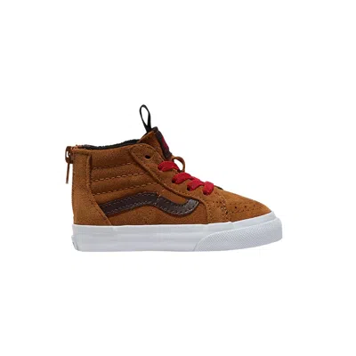 Pre-owned Vans Sk8-hi Zip Toddler 'glazed Ginger Brown' | Infant Size 7