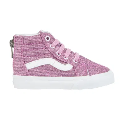 Pre-owned Vans Sk8-hi Zip Toddler 'lurex Glitter - Pink' | Infant Size 8.5