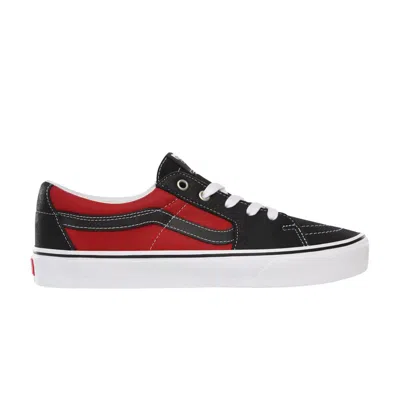 Pre-owned Vans Sk8-low 'black Chili Pepper' In Red