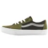 Vans Sk8 Low Canvas Trainers Green In Green