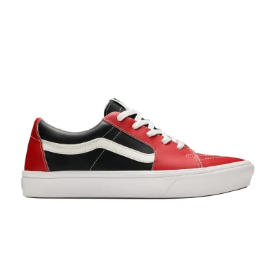 Pre-owned Vans Sk8-low Comfycush 'leather - Red'