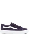 Vans Sk8-low Logo-patch Sneakers In Purple