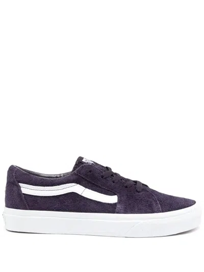 Vans Sk8-low Logo-patch Sneakers In Purple