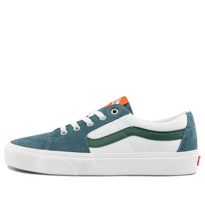Vans Sk8-low Low Tops Casual Skateboarding Shoes Unisex White Green