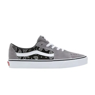 Pre-owned Vans Sk8-low 'paisley - Grey' | Men's Size 4 In Gray