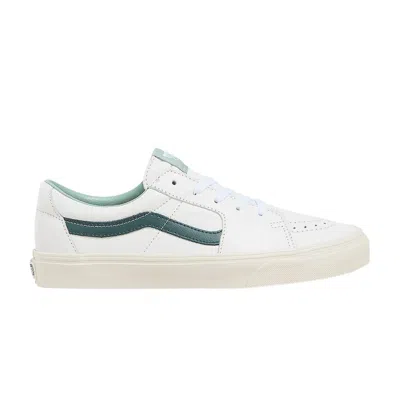 Pre-owned Vans Sk8-low Premium 'green Gables' In White