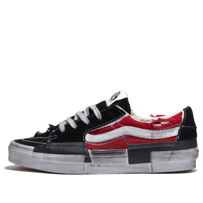 Vans Sk8-low Reconstruct 'black Red'