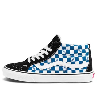 Vans Sk8-mid Checkerboard Blue/white