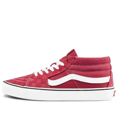 Vans Sk8-mid Mid-top Skate Shoes Unisex Red