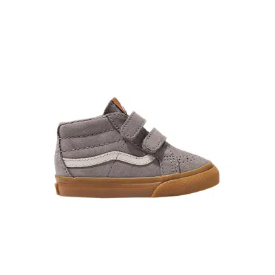 Pre-owned Vans Sk8-mid Reissue V Toddler 'grey Gum' | Infant Size 4 In Gray