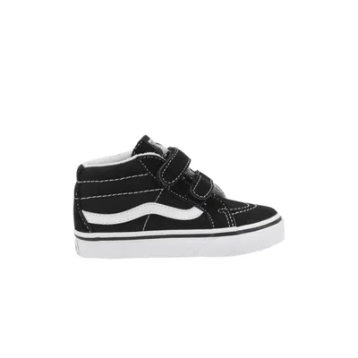 Pre-owned Vans Sk8-mid Reissue Velcro Toddler 'black' | Infant Size 4