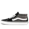 Vans Sk8-mid Splicing Mid Tops Casual Skateboarding Shoes Unisex Black
