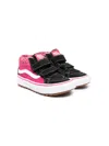 Vans Sk8-mid Touch-strap Suede Sneakers In Pink