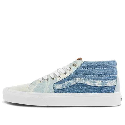 Vans Sk8-mid 'washed Denim' In Blue