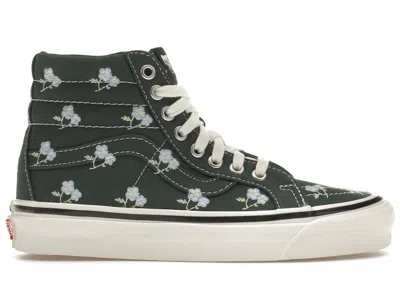 Pre-owned Vans Sk8hi 38 Dx Sandy Liang Floral Sneakers In Green/natural