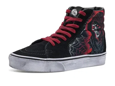 Vans Sk8-hi (big Kid) Kid's Shoes Halloween Black: 6 Big Kid M, Leather/textile