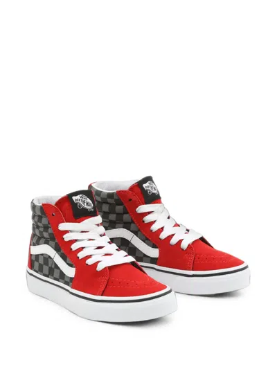 Vans Kids' Sk8-hi Checkered Sneakers In Multi