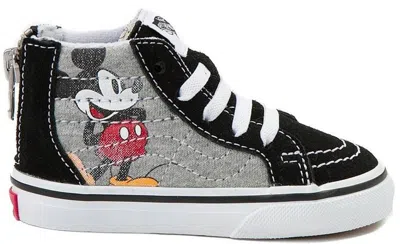 Pre-owned Vans Sk8hi Disney Sneakers In Mickey Mouse/black