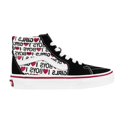 Pre-owned Vans Sk8-hi Kids 'i Heart' | Black | Kid's Size 11